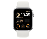 Apple Watch SE 2 44/Silver Aluminum/White Sport LTE - 1071028 - zdjęcie 2
